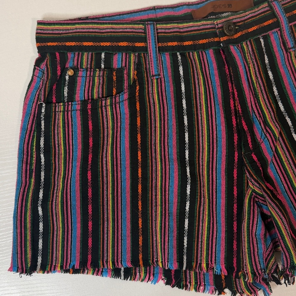 Joe’s Jeans Vintage Reserve 1971 Off Shore Stripe Shorts - Picture 3 of 13